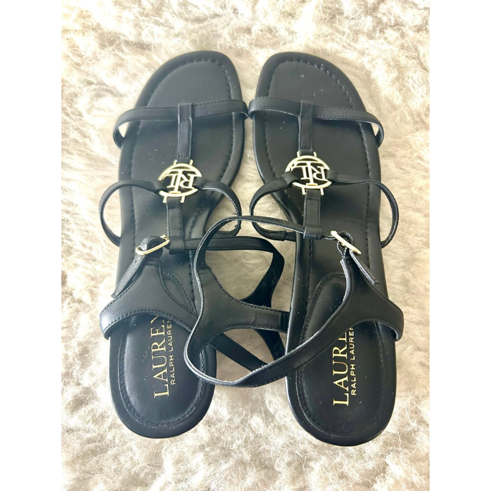 Lauren Ralph Lauren Elina Wedges Black Women Size 11B
